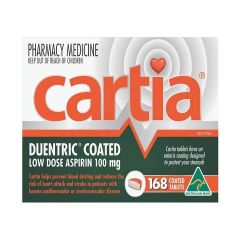 Cartia Tablets 100mg 168 Pack