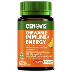 Cenovis Chewable Immune + Energy 60 Tablets