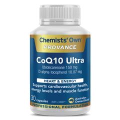 Chemists' Own COQ10 Ultra 30 Capsules