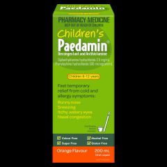 Children'S Paedamin Decongestant And Antihistamine Oral Liquid 200mL