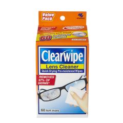 Clearwipe Lens Cleaner Value Pack 60 Wipes