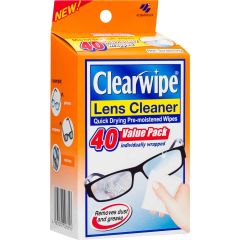 Clearwipe Lens Cleaner 40 Wipes