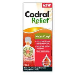 Codral Relief Mucus Cough Warming Sensation 150mL