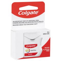 Colgate Total Waxed Dental Floss, 50M, Protects Gums & Helps Prevent Tooth Decay