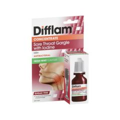 Difflam Concentrate Sore Throat Gargle with Iodine