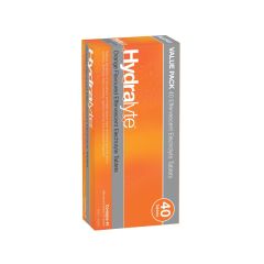 Hydralyte Effervescent Electrolyte Orange 40 Tablets