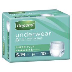 Depend Adult Underwear S/m 10Pk Z4