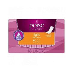 Poise Panty Liner Light 18 Pack