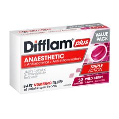 Difflam Plus Anaesthetic 32 Lozenges