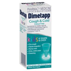 Dimetapp Cough Cold Kids C/F 200mL