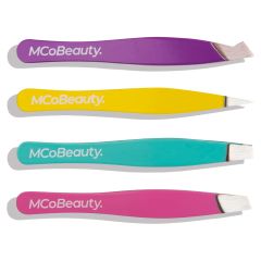 MCoBeauty Perfect Tweezers Professional 4 Pack Set