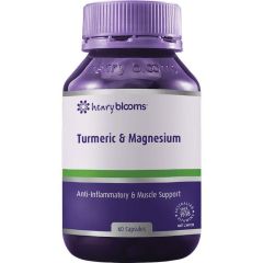 Henry Blooms Turmeric & Magnesium 60 Capsules 