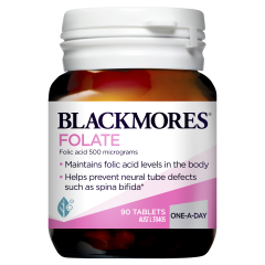 Blackmores Folate 500mcg 90 Tablets