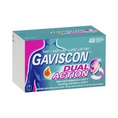 Gaviscon Dual Action Tablets 48 Pack