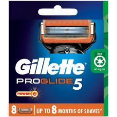 Gillette Fus P/Gld Pwr Rf 8Pk