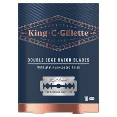 Gillette King C. Gillette Double Edge Safety Blades 10 Pack