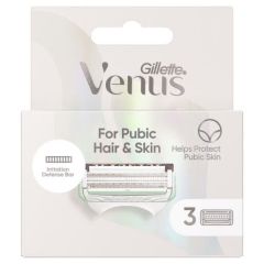 Gillette Venus Bikini Blades For Pubic Hair & Skin 3 Pack