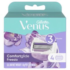 Gillette Venus Comfort Glide Freesia Blade 4 Pack