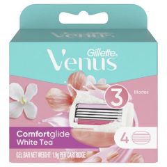 Gillette Venus Comfort Glide White Tea Blade 4 Pack