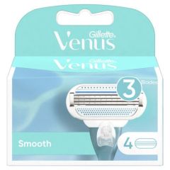 Gillette Venus Smooth Women'S Blade Refills 4 Pack