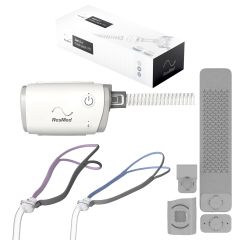 ResMed AirMini CPAP Machine & AirFit P10 Mask Pack package
