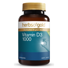 Herbs of Gold Vitamin D3 1000 120 Capsules