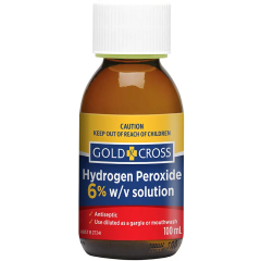 Gold Cross Hydrogen Peroxide 6% 100ml