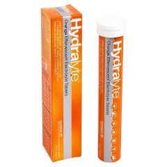 Hydralyte Effervescent Tablets Orange 20 Pack