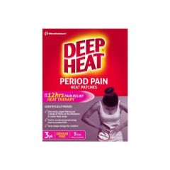 Deep Heat Period Pain Patches 3 Pack