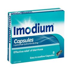 Imodium Capsules 2mg 8 Pack