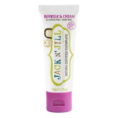 Jack N Jill T/Paste Nat Berry+Cream 50g