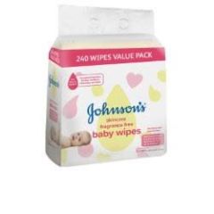 Johnson'S Baby Wipes Skincare Fragrance Free 3 Pack