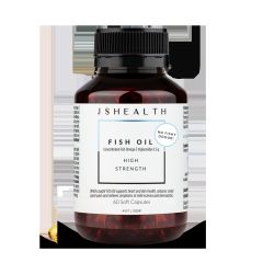 Jshealth Fish Oil+ Triple Strength 60 Capsules