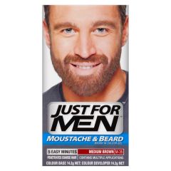 Just For Men Moustache & Beard Colour Medium Brown 40mL