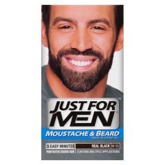 Just For Men Moustache & Beard Colour Real Black 40mL