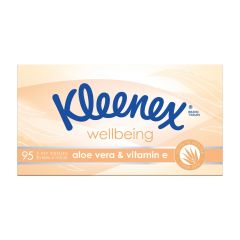 Kleenex Aloe Vera & Vitamine 3 Ply Facial Tissues 95 Pack