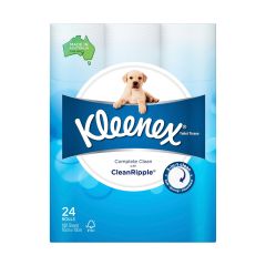 Kleenex Complete Clean Toilet Paper 24 Pack