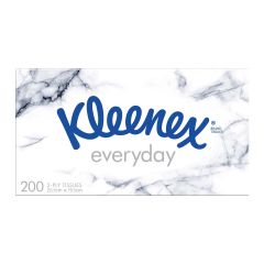 Kleenex Everyday 2 Ply Facial Tissues 200 Pack