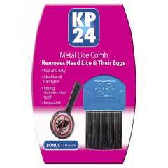 Kp 24 Metal Dual Lice Comb