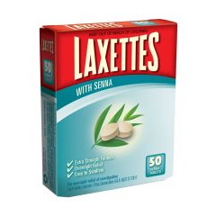 Laxettes Senna Laxative Tablets 50 Pack