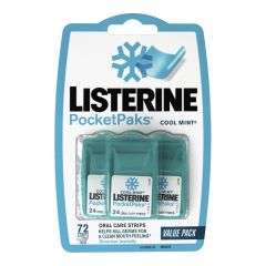 Listerine Pocket Pack Coolmint 72 Pack