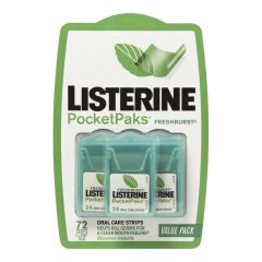 Listerine Pocket Pack Freshburst 72 Pack