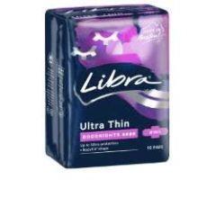 Libra Pads Ultra Thin Goodnights 10 Pack