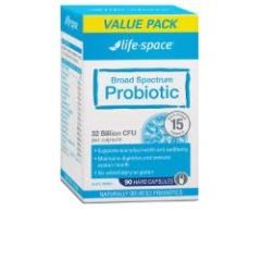 Life-Space Broad Spectrum Probiotic Value Pack 90 Hard Capsules Grocery