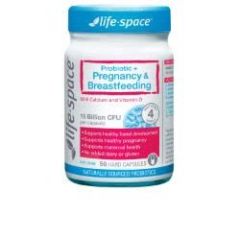 Life-Space Probiotic + Pregnancy & Breastfeeding with Calcium And Vitamin D 50 Hard Capsules