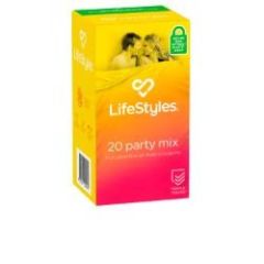 Lifestyles Party Mix Condoms 20 Pack