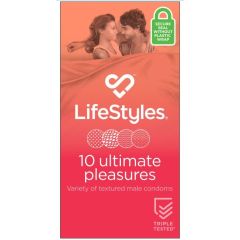 Lifestyles Ultimate Pleasures Condoms 10 Pack