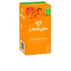 Lifestyles Ultra Thin Condoms 20 Pack