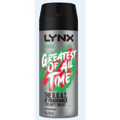 Lynx Antiperspirant Aerosol Africa 165mL