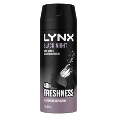 Lynx Deodorant Aerosol Blacknight 165mL